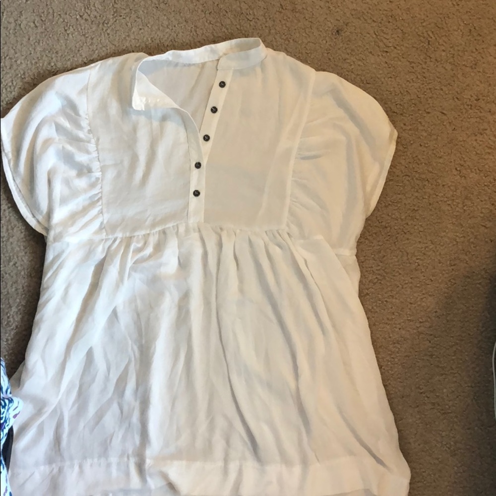 white flowy dress/coverup